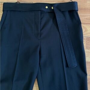 Louis Vuitton black slacks. Stylish, straight leg. Rarely used. Size 40.